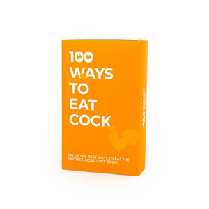 100 Ways To Eat Cock Cards – Love Shack Giftware