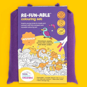 AUSTRALIA Re-FUN-able%E2%84%A2 Colouring Set – Love Shack Giftware
