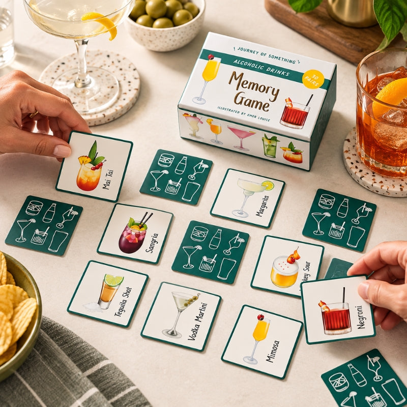 Alcoholic Drinks Memory Game