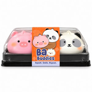 Keycraft Bao Buddies Pig and Panda sensory toys 2 pack