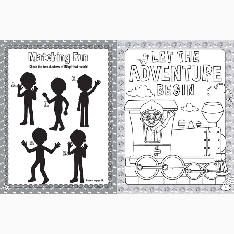 Blippi – Mega Colouring Book – Love Shack Giftware