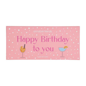 Boxed Socks – Happy Birthday To You – Love Shack Giftware