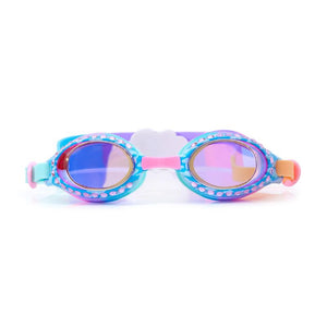 Cloud Blue Sunny Day Swim Goggles