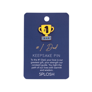 Father’s Day #1 Dad Keepsake Pin – Love Shack Giftware