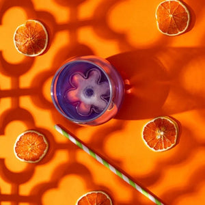 Drinks Plinks - Ice Cube Tray - Retro Daisy Yellow - Love Shack Giftware