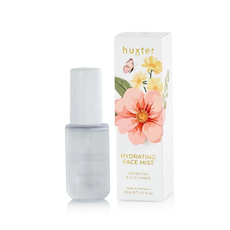 Huxter - 30ml Hydrating Face Mist Boxed - Green Tea & Cucumber