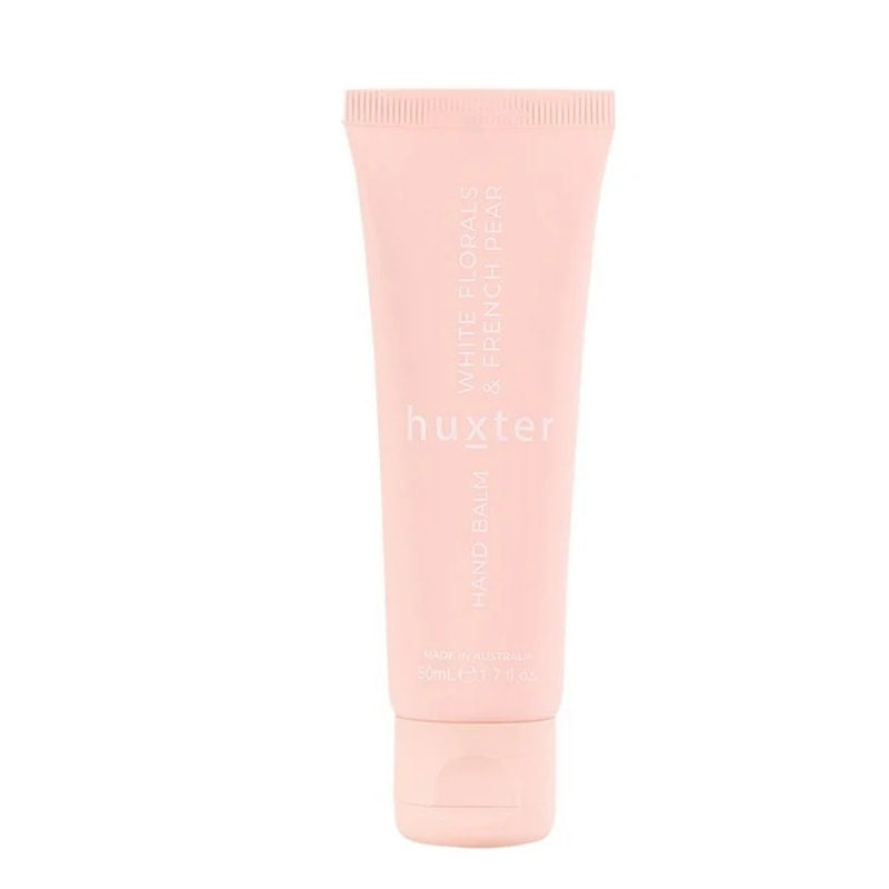 Huxter - Hand Balm Gift Box - 50ml - Pink Flower - White Florals & French Pear
