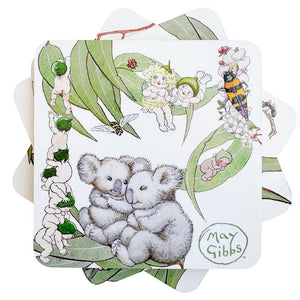 May Gibbs Gumnut Baby Cork & MDF Coaster – Love Shack Giftware