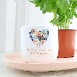 Mothers Day Floral Planter – Love Shack Giftware
