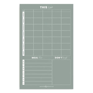 Organising Life Beautifully – Magnet Multi Planner with Calendar – Sage – Love Shack Giftware (1)