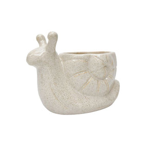 Urban Products Snail Planter Speckle White 15cm – Love Shack Giftware