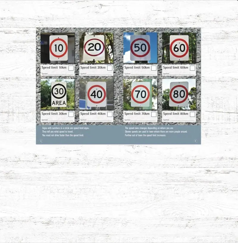 Spotto Books - Road Signs - Love Shack Giftware