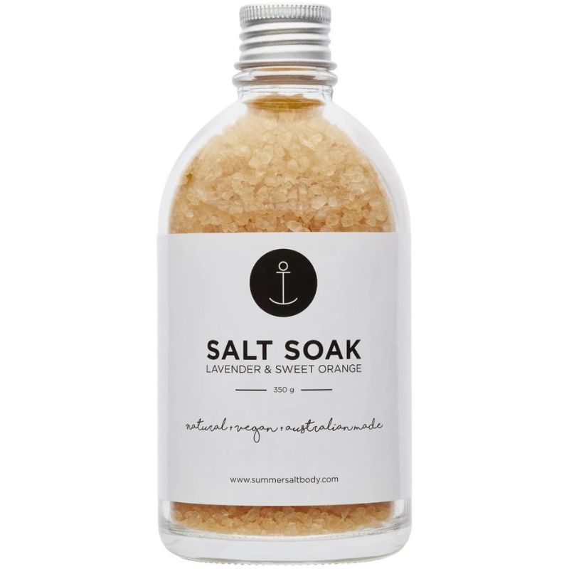 Summer Salt Body – Salt Soak Lavender & Sweet Orange – 350g – Love Shack Giftware (1)