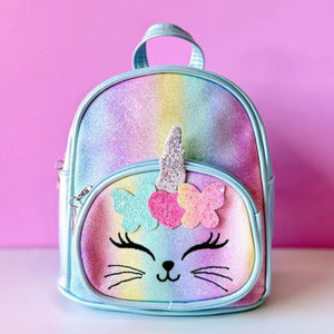 Sweet As Sugar Kittycorn Backpack -Blue - Love Shack Giftware