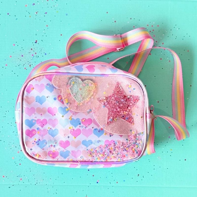 Sweet as Sugar Jewellery - Bag Glitter Shoulder Bag - Love Shack Giftware