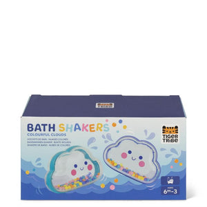 Tiger Tribe Bath Shakers Colourful Clouds packaging box bath toy for kids