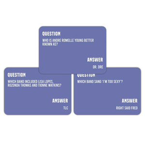 Totally 90s Music Trivia – Love Shack Giftware