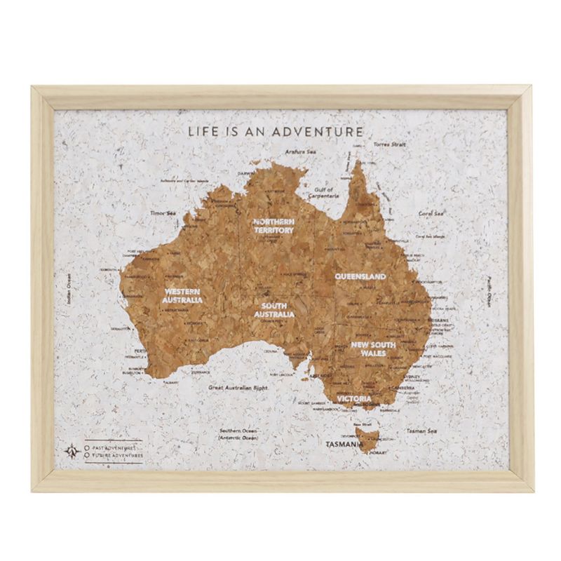 Travel Board Australia Map Desk – Love Shack Giftware (1)