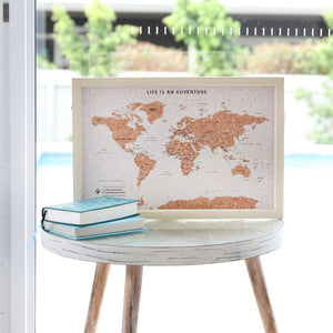Travel Board Small World Map – Love Shack Giftware (1)