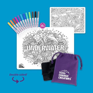 UNDERWATER Re-FUN-able%E2%84%A2 Colouring Set 1 – Love Shack Giftware