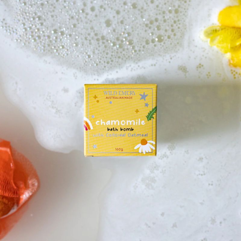 WILD EMERY Chamomile Bath Bomb – Love Shack Giftware (1)