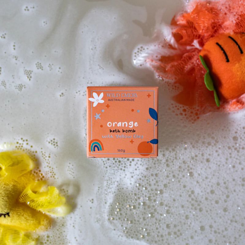 WILD EMERY Orange Bath Bomb – Love Shack Giftware (1)