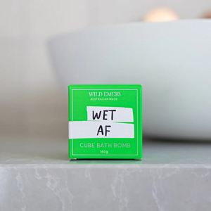 WILD EMERY Wet AF Bath Bomb – Love Shack Giftware