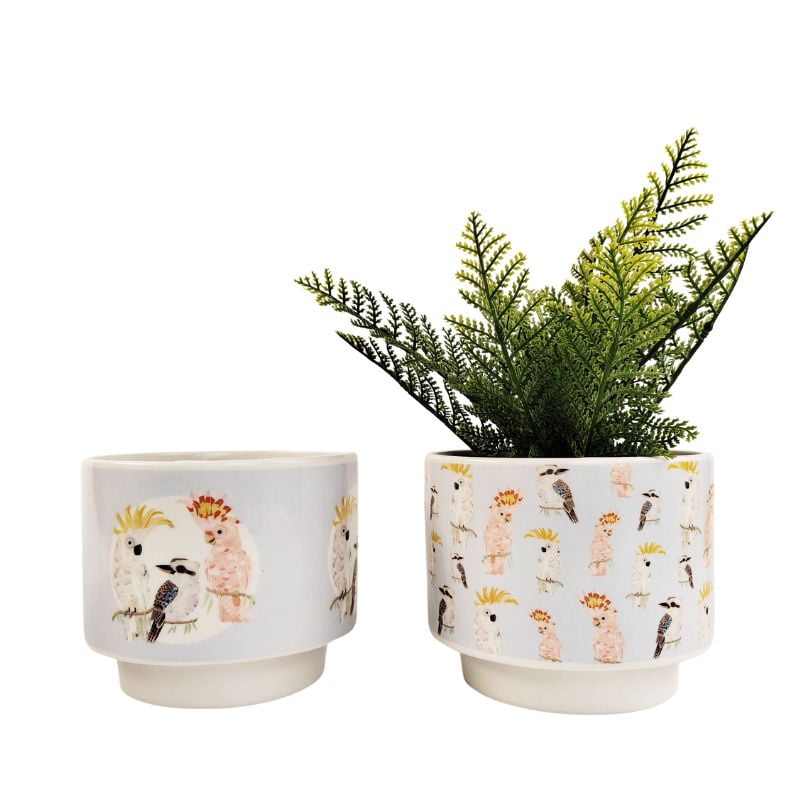 Frankie B Aus Birds Planter Blue 15cm – Love Shack Giftware