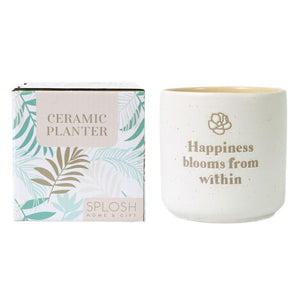 Happiness Positive Pot – Love Shack Giftware