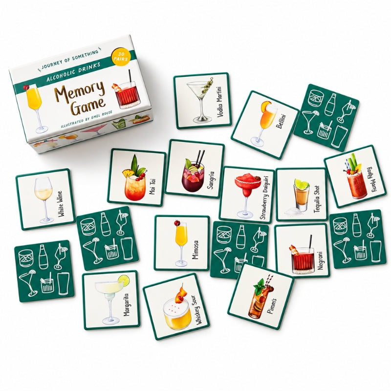 Alcoholic Drinks Memory Game