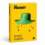 Pocket Aussie English hardcover book featuring Australian slang and language learning guide