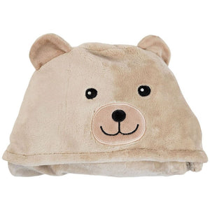 Bear Blanket Beige 100x75cm – Love Shack Giftware (1)