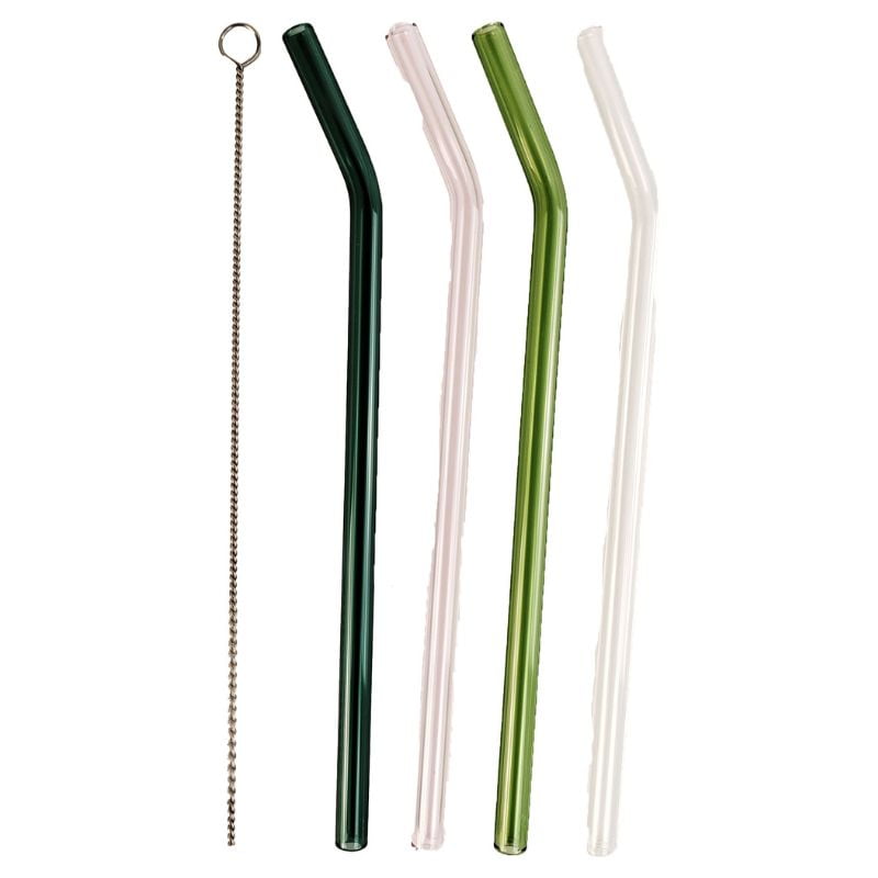 Bebe Glass Straws Colourful 20cm S4 – Love Shack Giftware