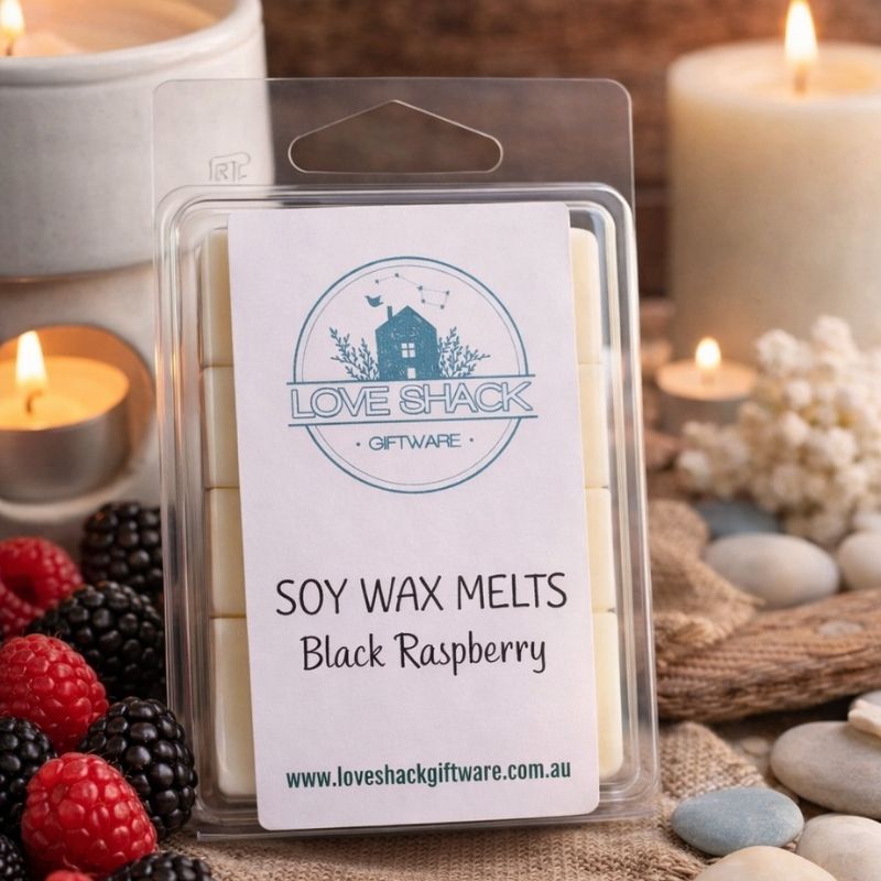 Black Raspberry Soy Wax Melts - Love Shack Giftware