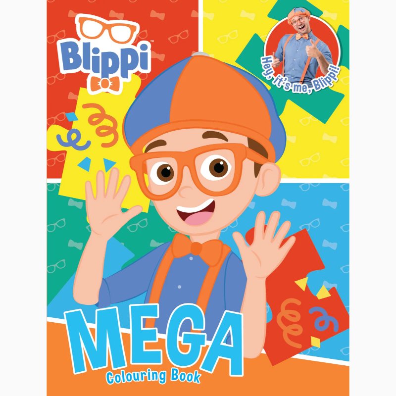 Blippi – Mega Colouring Book – Love Shack Giftware
