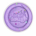 Bubble gum glitter - Jar 280 gm with colorful sprinkles in a clear container on a white background