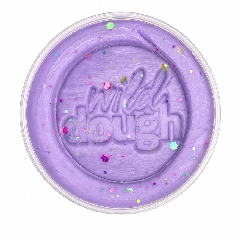 Bubble gum glitter - Jar 280 gm with colorful sprinkles in a clear container on a white background