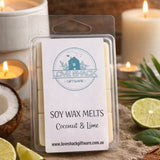 Coconut and Lime Soy Wax Melts - Love Shack Giftware
