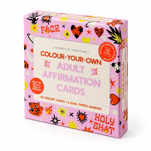 Journey of Something Colour-Your-Own Adult Affirmation Cards box on white background