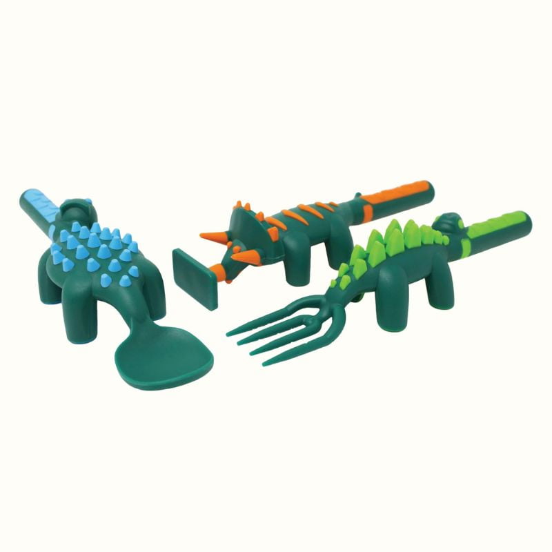 Constructive Eating – Dino Utensils – Love Shack Giftware