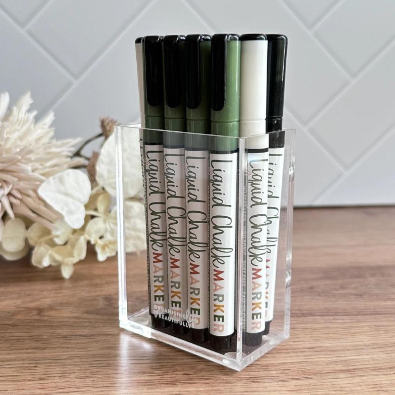 Organising Life Beautifully – Acrylic Magnet Marker Holder – Love Shack Giftware