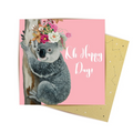 Mini Card Happy Koala – Love Shack Giftware