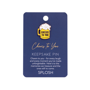 Father’s Day Cheers Keepsake Pin – Love Shack Giftware