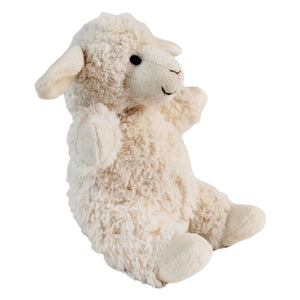 Curly Sheep Soft Toy White 18cm  – Love Shack Giftware