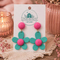 Daisy Drop Dangle Earrings