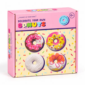 Journey of Something Decorate Your Own Donuts craft kit on white background