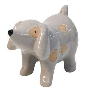 Dog Pot Hanger Bisque 6cm – Love Shack Giftware (1)
