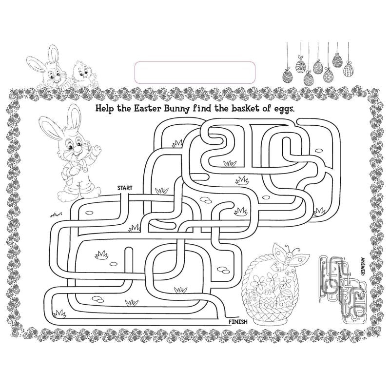 Easter Fun Giant Activity Pad – Love Shack Giftware