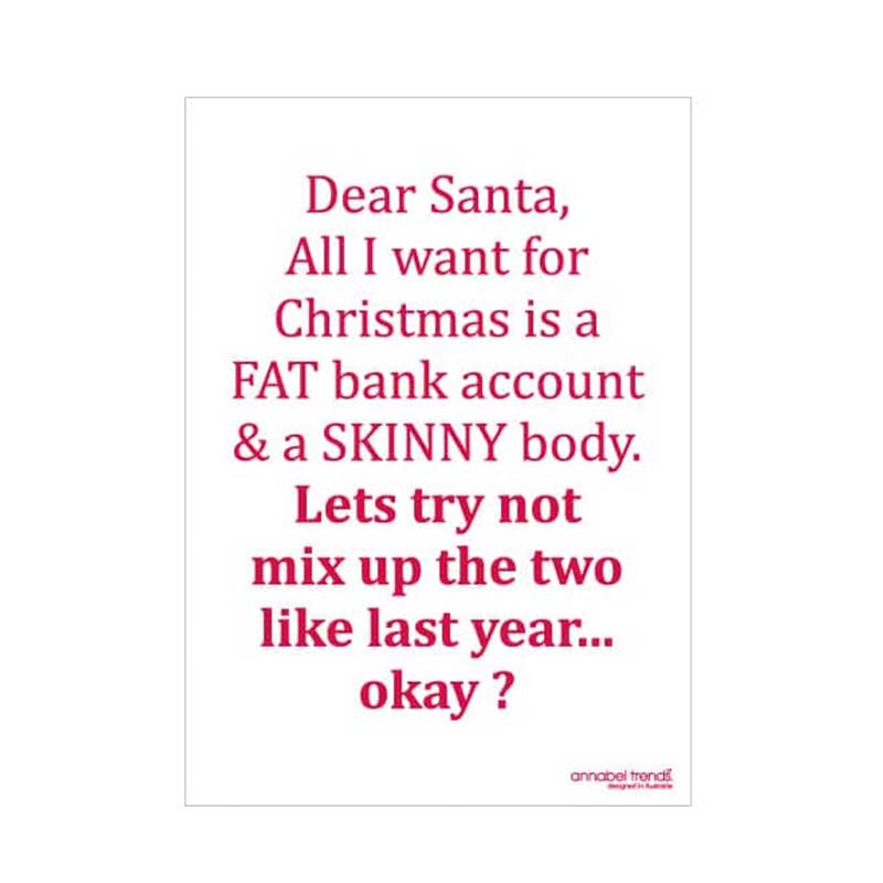 Fat Skinny Tea Towel – Love Shack Giftware