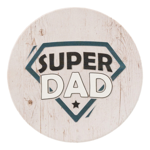 Fathers Day Coasters Super Dad – Love Shack Giftware (2)